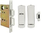 INOXFH29-PD8460-TT08Arc Flush Pulls w/ Mortise Patio Lockset Thumbturn Only for Pocket Doors