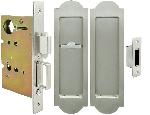 INOXFH31-PD8460-TT08Regal Flush Pulls w/ Mortise Patio Lockset Thumbturn Only for Pocket Doors
