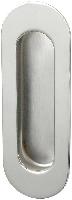 INOXFHIX04Stainless Steel Pocket Pull for Interior Doors Concealed Fixing Oblong Faceplate 1-1/2