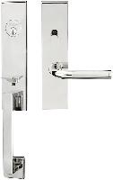 INOXMH108_MORTMH Mortise Entry Handleset w/ Vienna Lever Inside