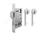 INOXXGT244PDTwilight PD Mortise Leverset with XGT Round Roses for Sliding Doors
